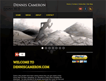Tablet Screenshot of denniscameron.com